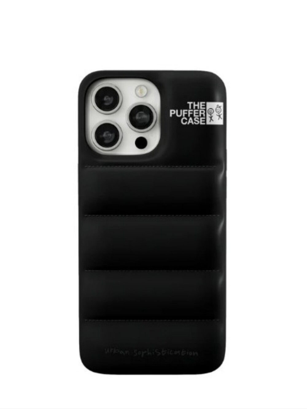 Urban Sophistication "The Puffer Case" Black For iPhone 14 Pro New